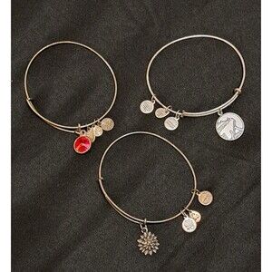 Alex and Ani Bracelet Lot of 3 Charm Bracelets Made in USA